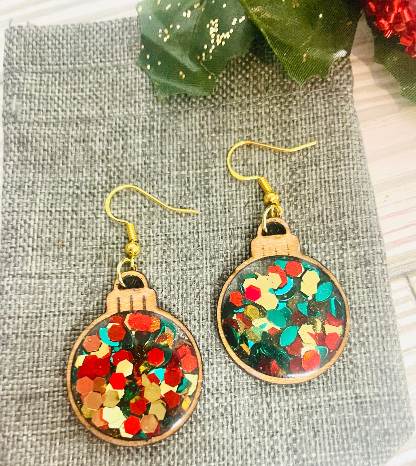 Christmas Ornament Earrings