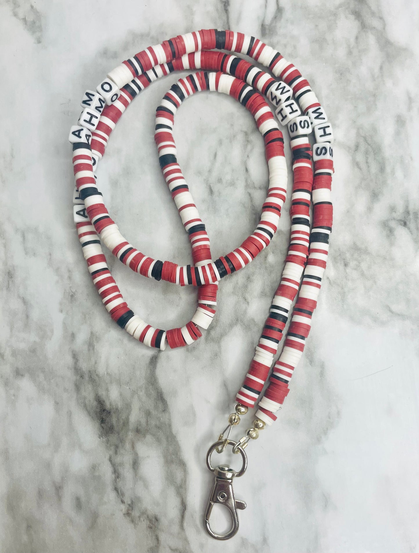 School Beaded Lanyard
