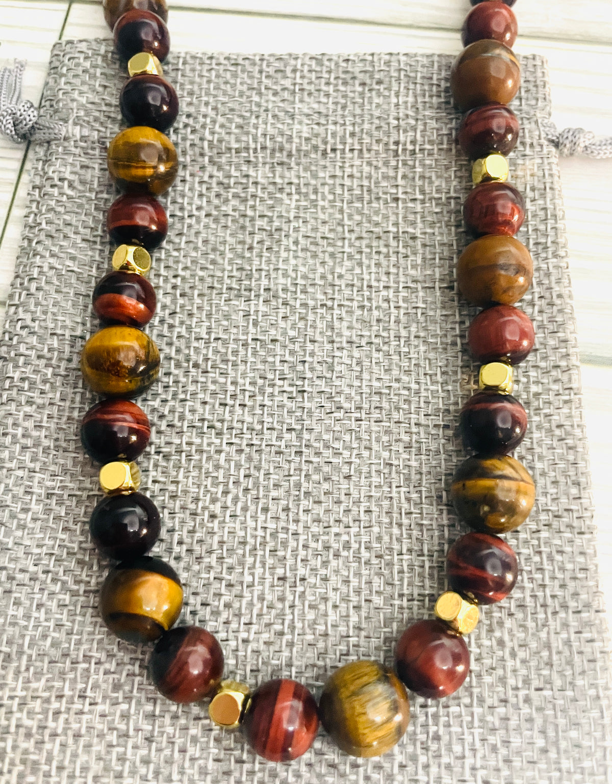 Tiger Eye Gemstone Necklace